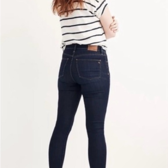 Madewell Mid Rise Skinny‎ Jeans Dark Wash 25 - Picture 3 of 9